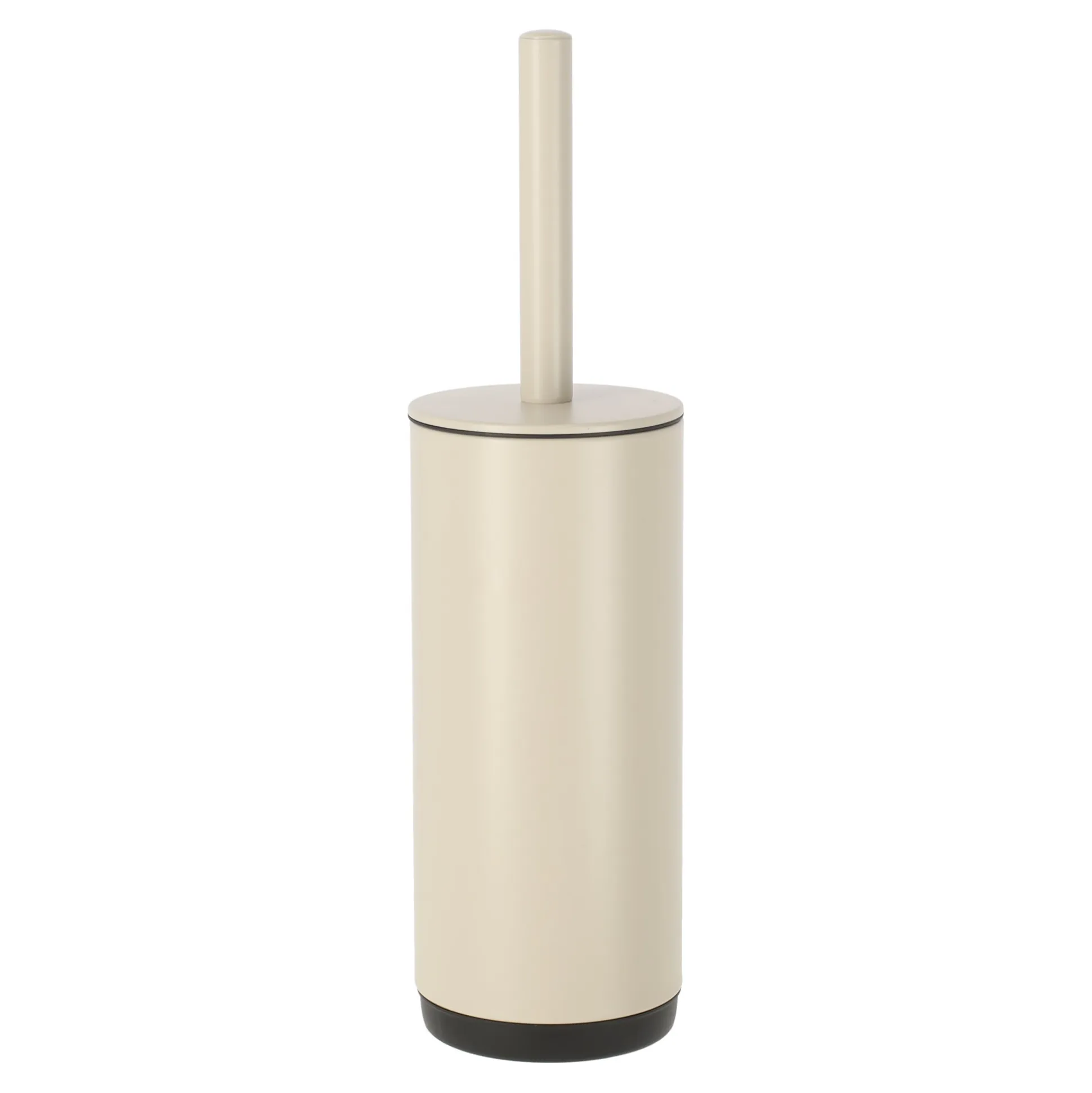 Toiletborstel met houder soft close beige