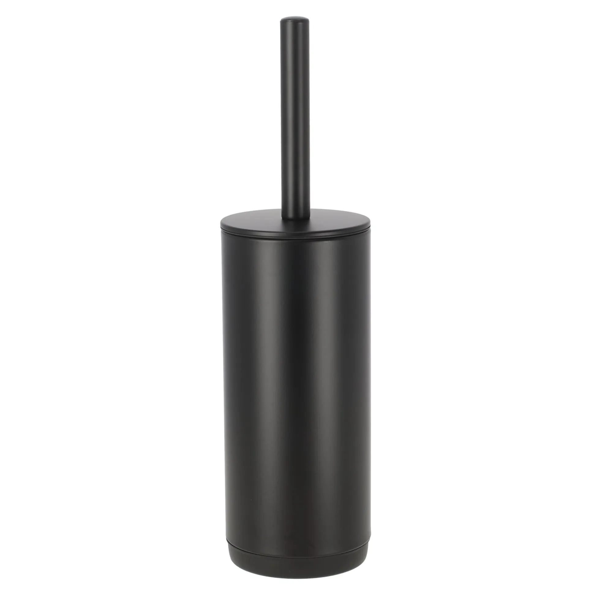 Toiletborstel met houder soft close zwart