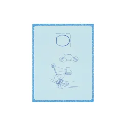 Toiletbril print marmer wit