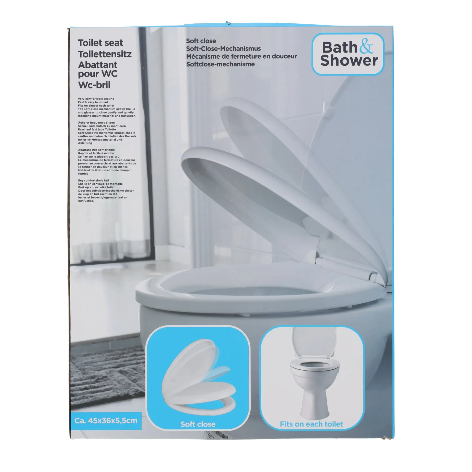 Toiletbril soft close Bath&Shower