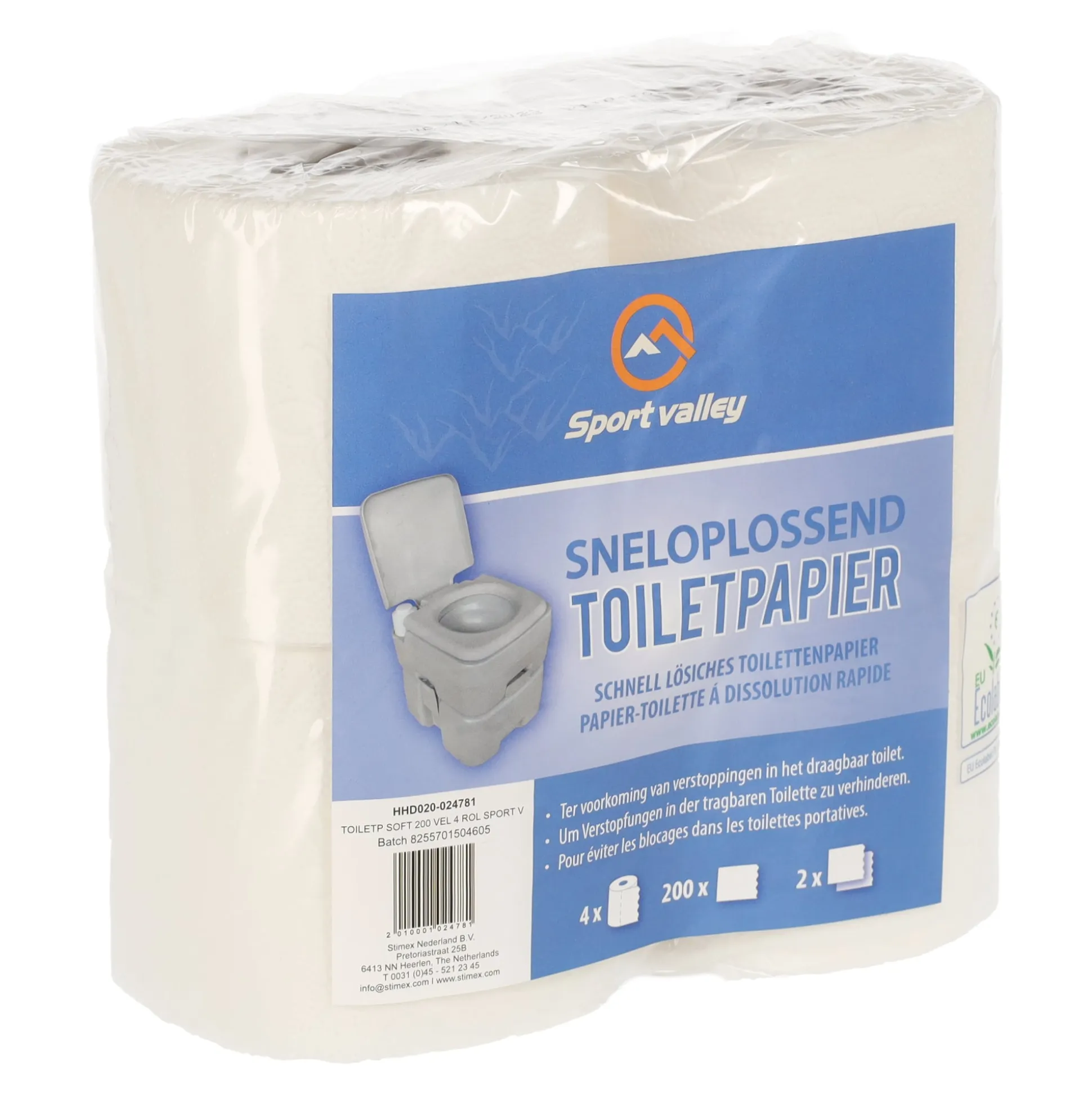 Toiletp soft 200 vel 4 rol Sport Valley