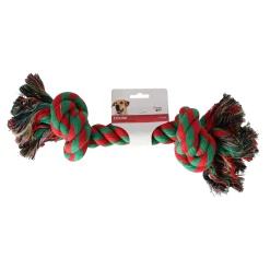 Touw hond kleur 2 knopen jumbo