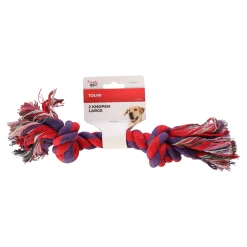 Touw hond kleur 2 knopen large