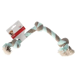 Touw hond kleur 3 knopen medium
