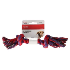 Touw hond kleur 2 knopen small