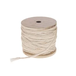 Touw jute 130g op spoel wit