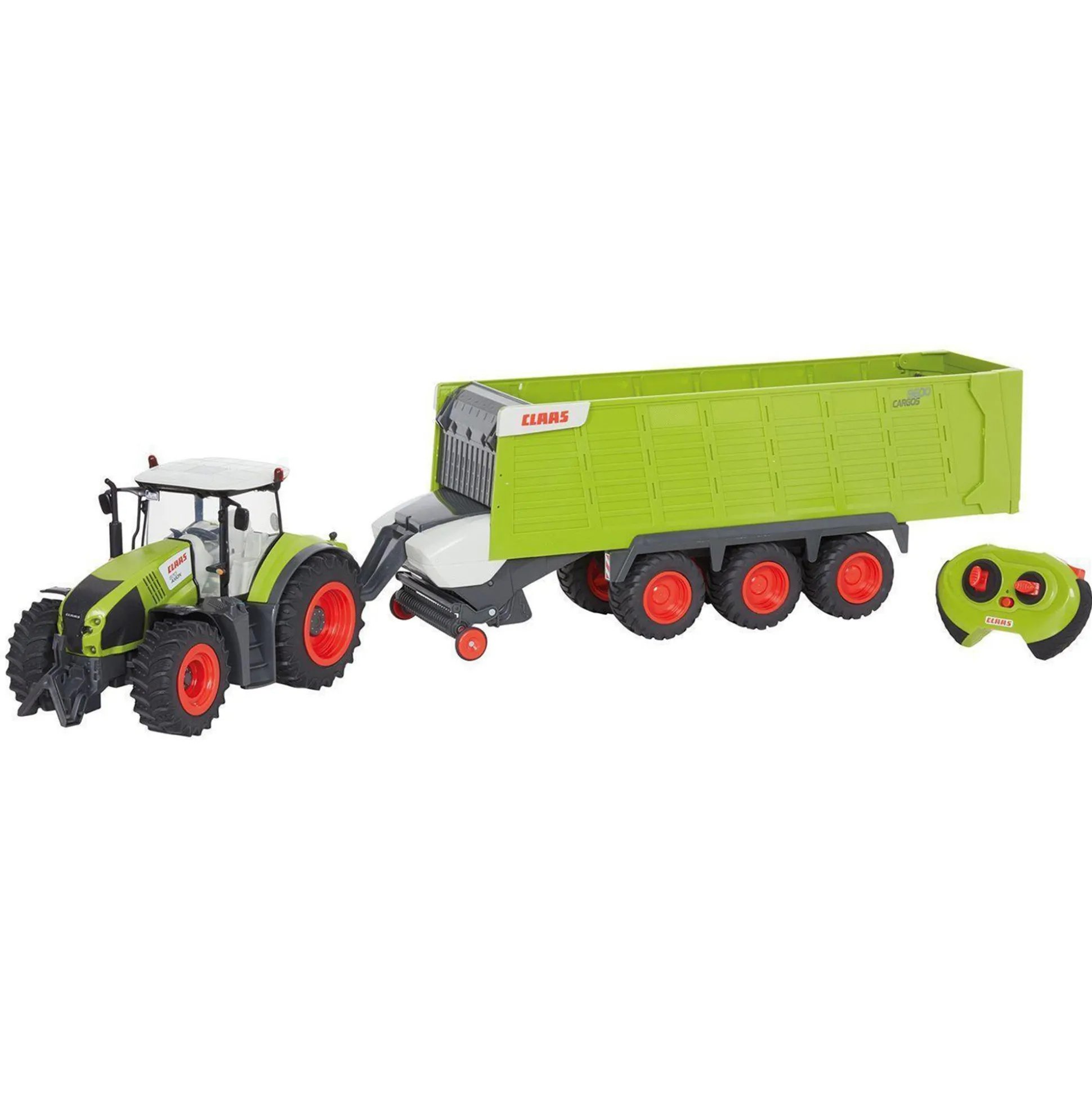 Tractor Claas Axion 870 met Cargos 9600 RC