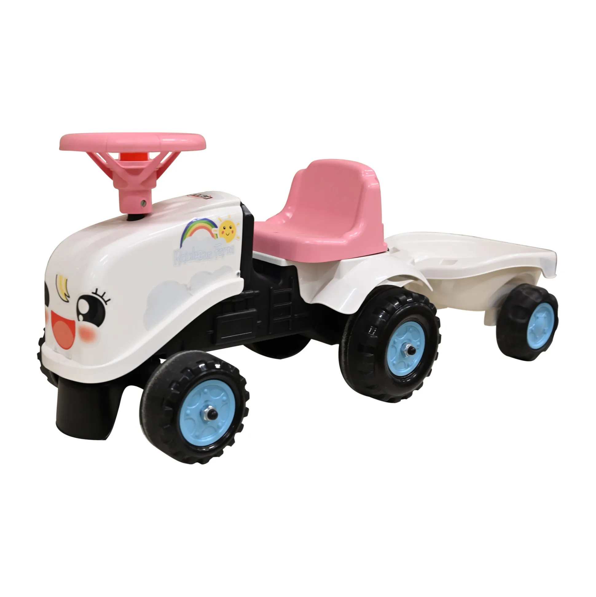 Tractor met aanhanger Rainbow