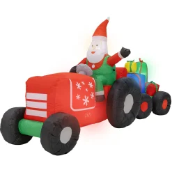 Tractor met cadeau opblaasbaar 270 cm