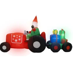 Tractor met cadeau opblaasbaar 270 cm