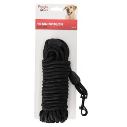 Trainingslijn hond 8mm 10M zwart