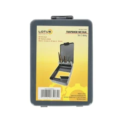 Trapboor set 3-delig metaal 4-30 mm Lotus