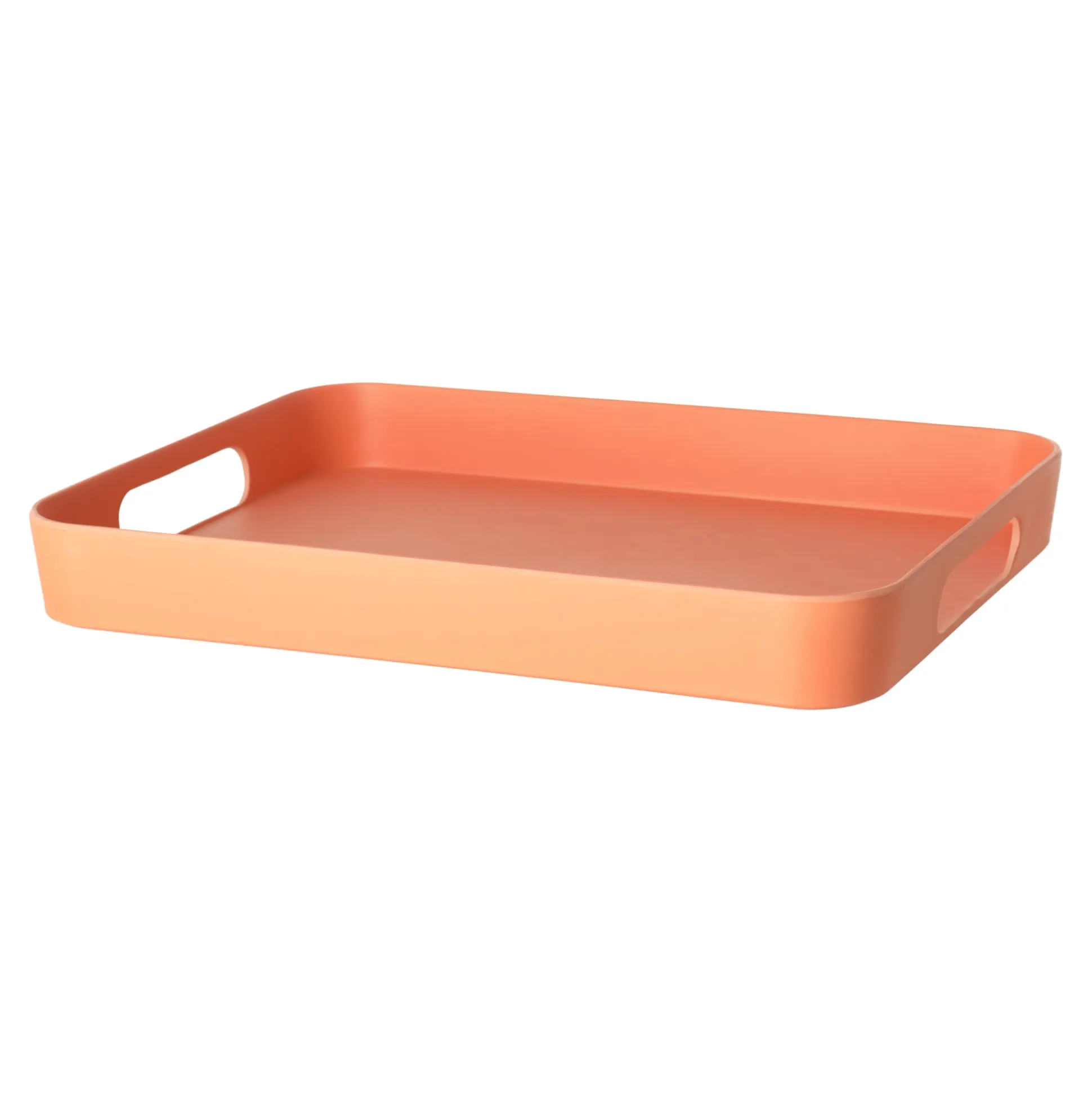 Tray bamboe 41 x 31 cm oranje