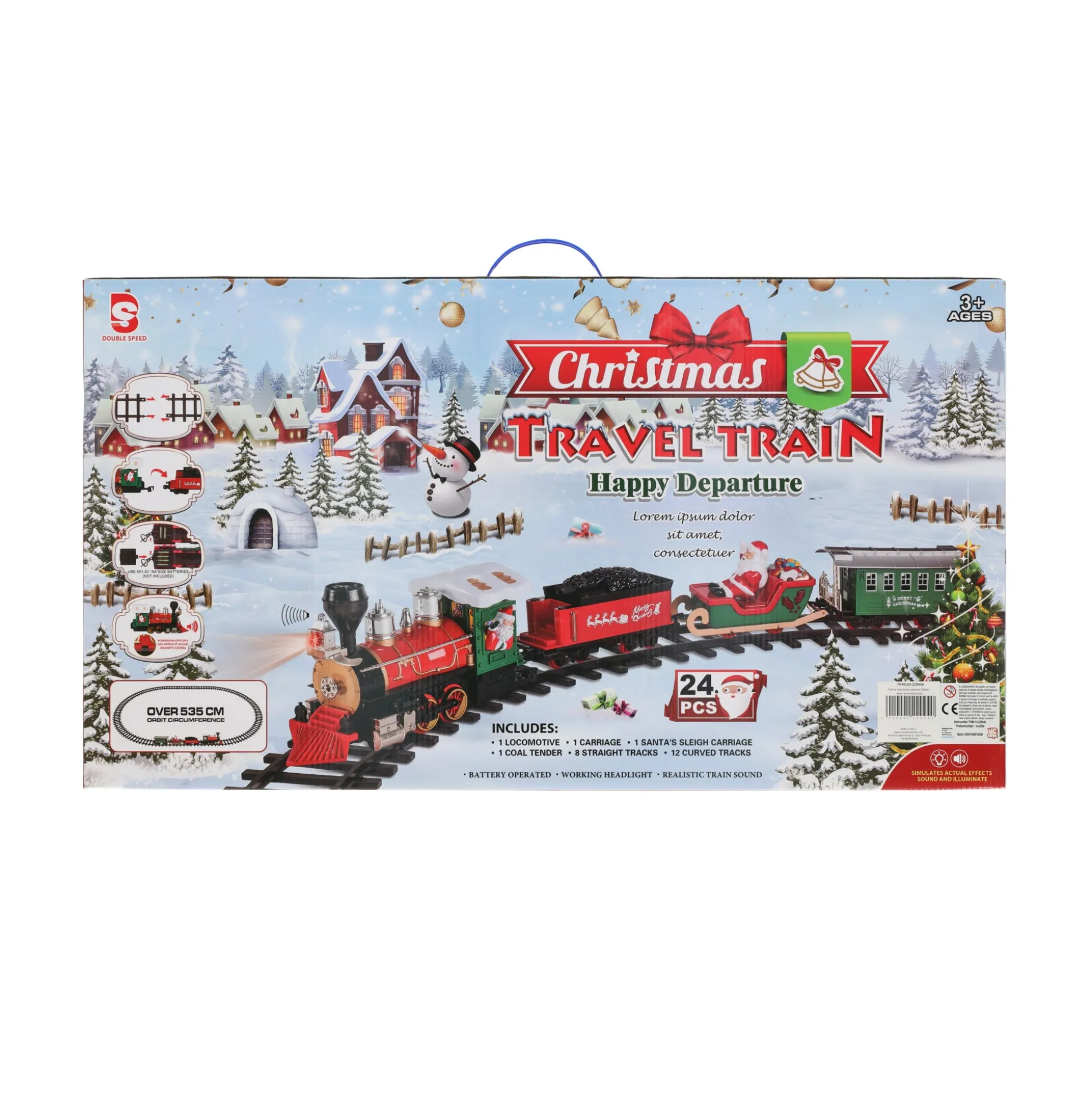 Trein x-mas Santa express 535 cm