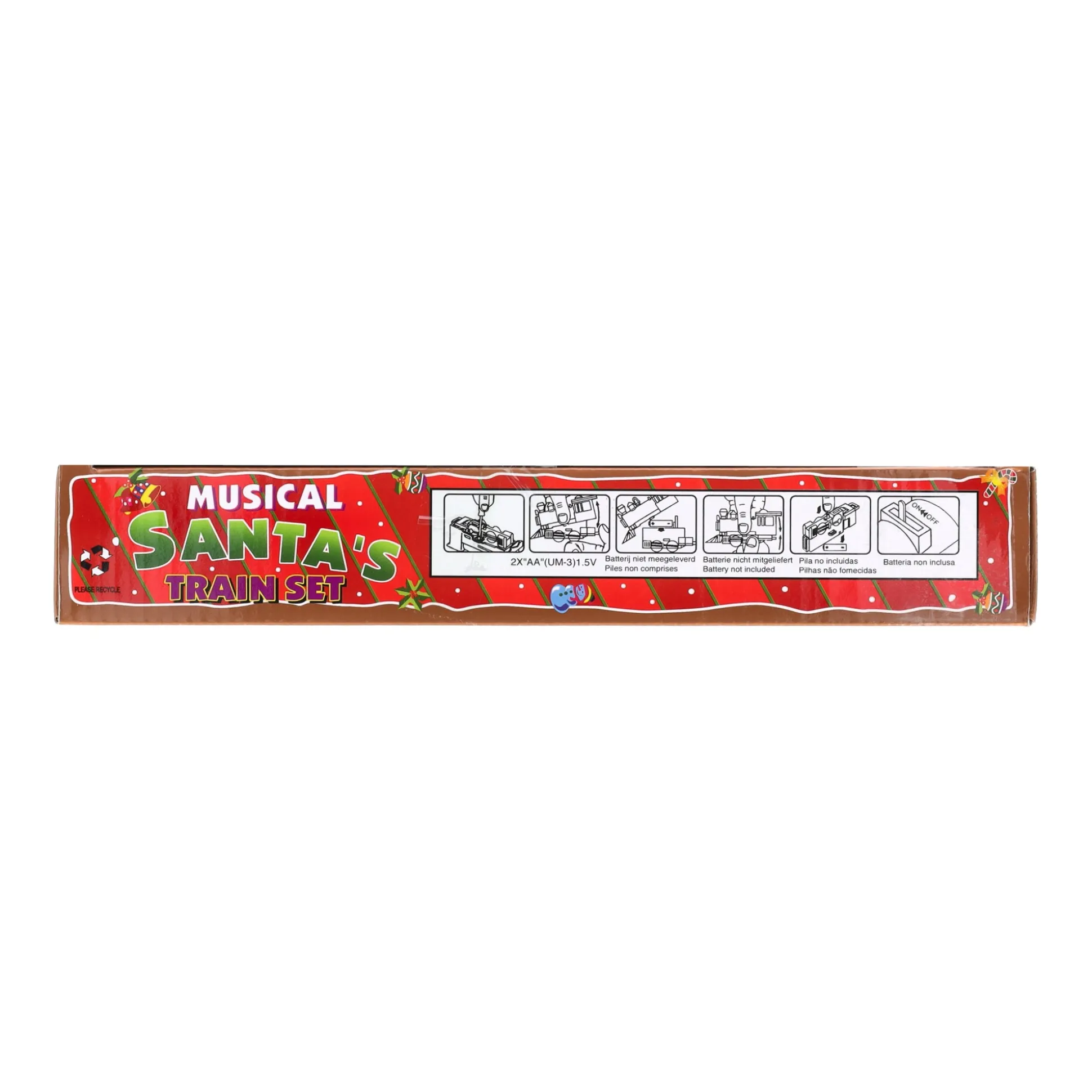 Trein X-mas Santa express 260 cm