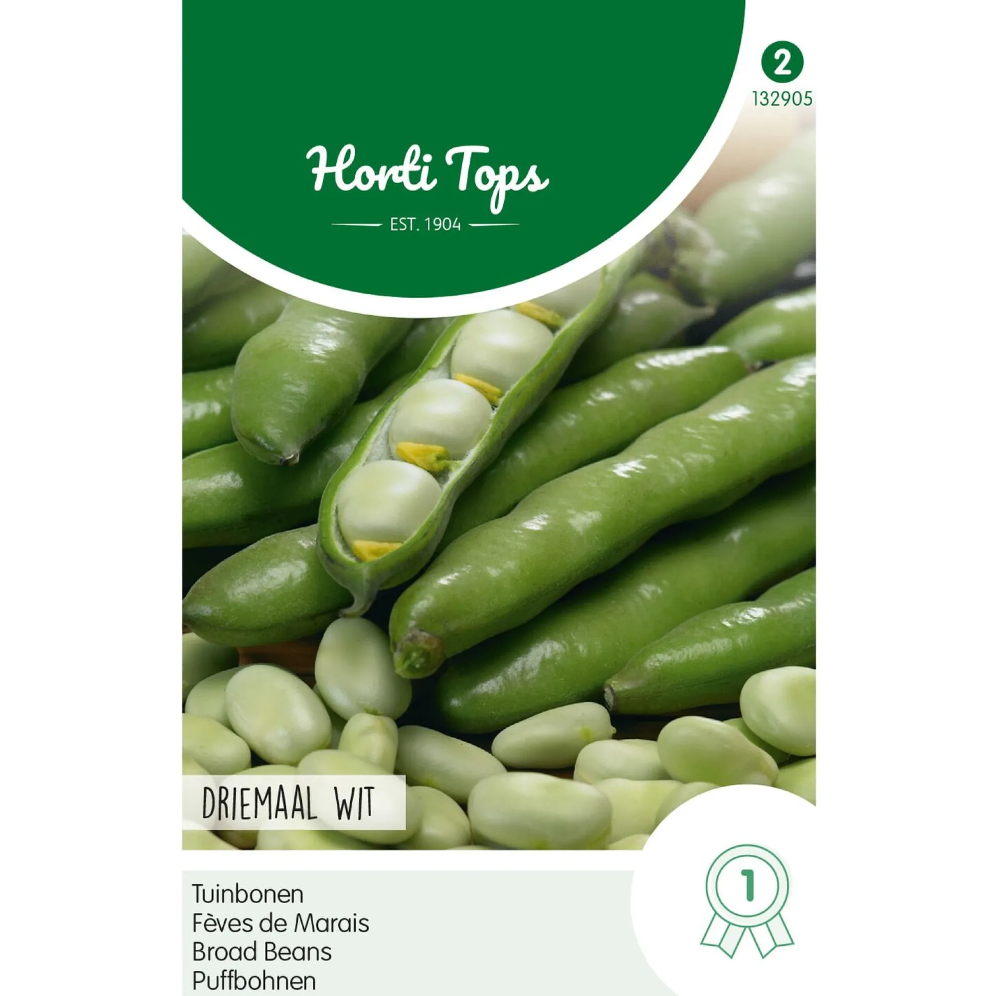 Tuinbonen driemaal wit