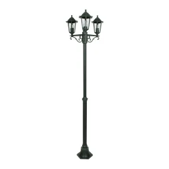 Tuinpaal Bologna Hoogte 200 cm 3 lamps Diamant
