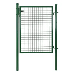 Tuinpoort 80 x 100 cm groen met slot Bel Garden