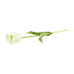 Tulp papegaai real touch 62 cm wit