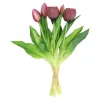 Tulp sil touch 32 cm mauve