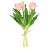 Tulp sil touch 32 cm roze
