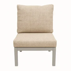 Tussenstuk Brozzi milky grey met kussens