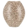 Vaas capiz Salesse beige 45 cm