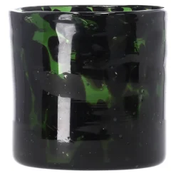 Vaas glas groen 10 x 10 cm