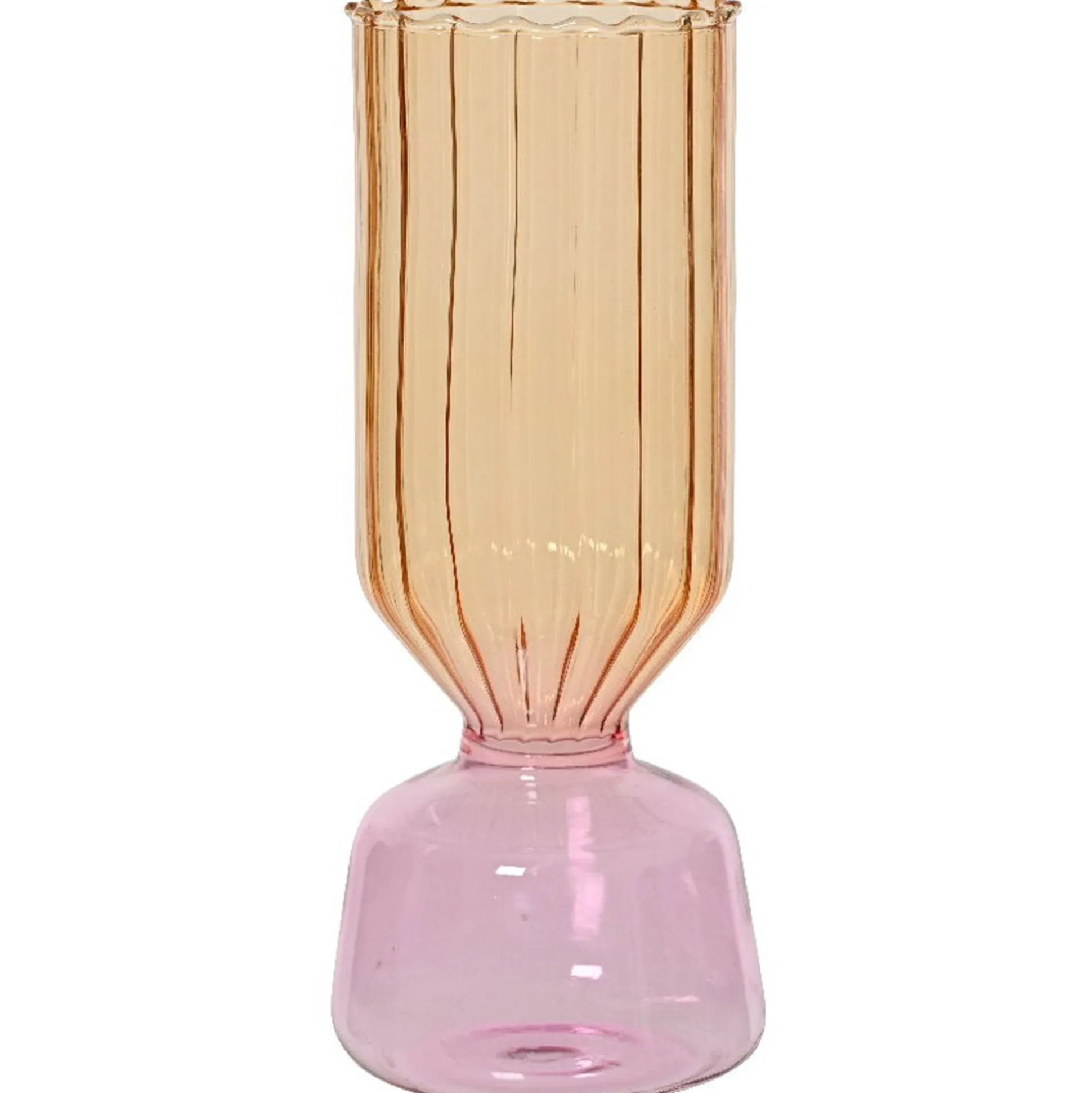 Vaas glas multi 23 cm