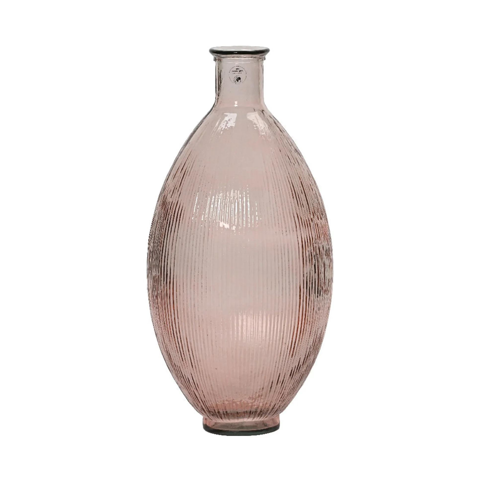Vaas glas recycle terra 61 cm