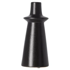 Vaas keramiek zwart 20 cm