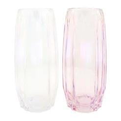 Vaas luster glas 12 x 12 x 28 cm
