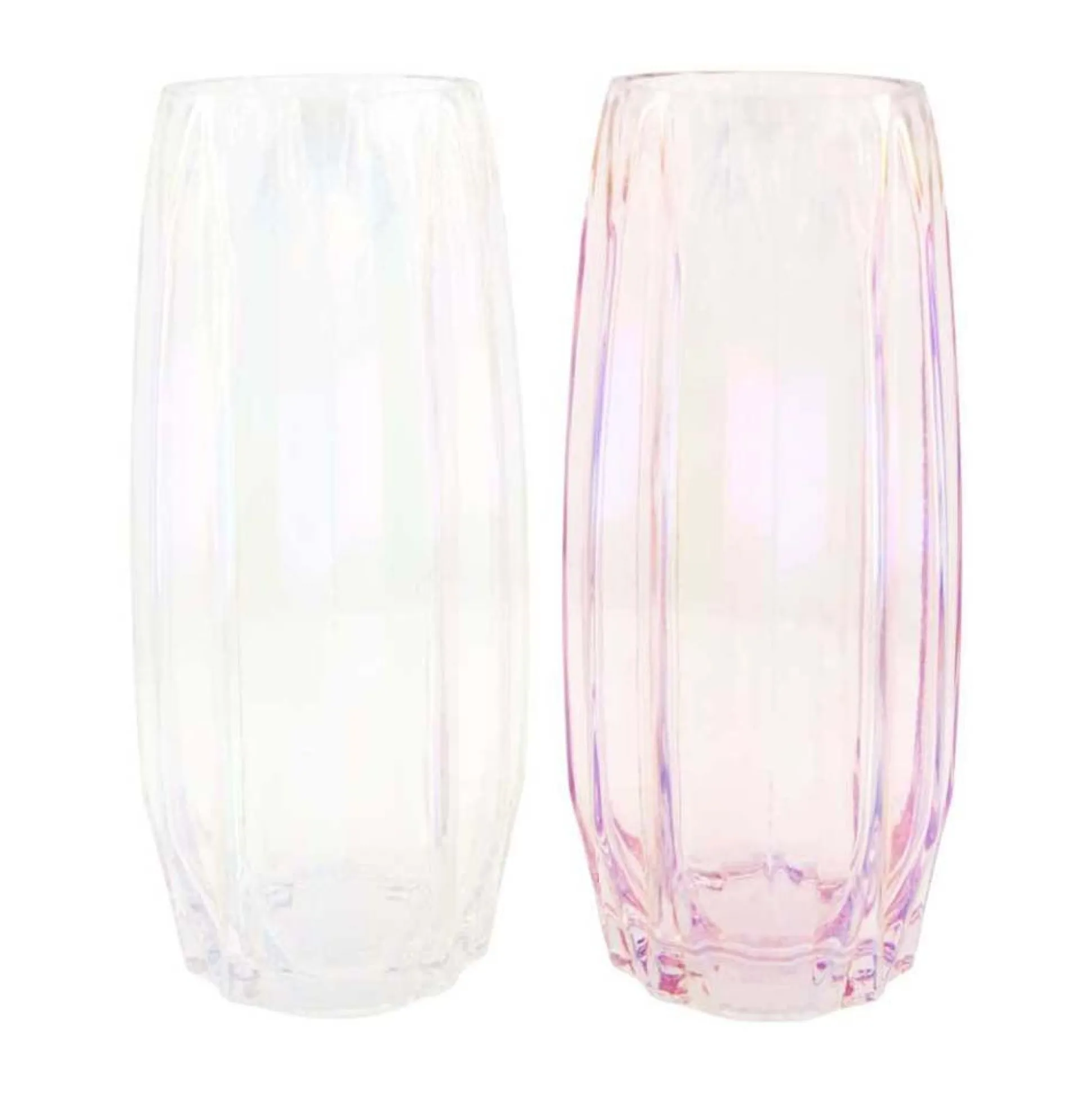 Vaas luster glas 12 x 12 x 28 cm