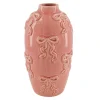 Vaas strik roze 16 x 29 cm