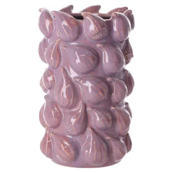 Vaas vijg 14 x 23 cm paars