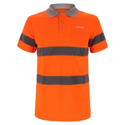 Veiligheidspolo Cresco oranje S