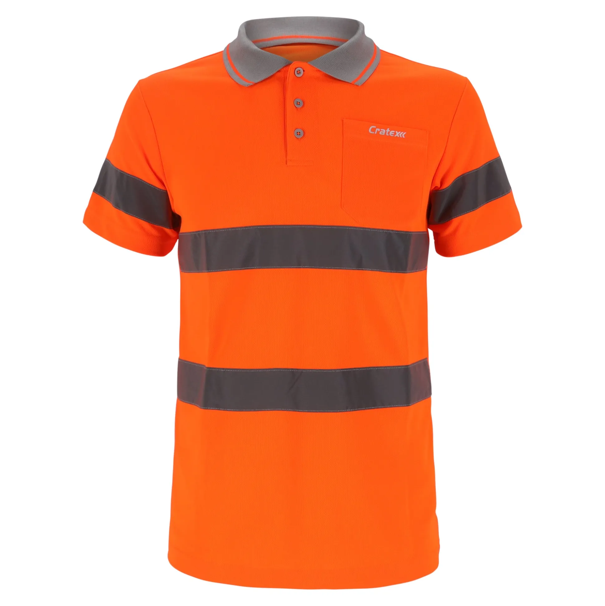 Veiligheidspolo Cresco oranje S