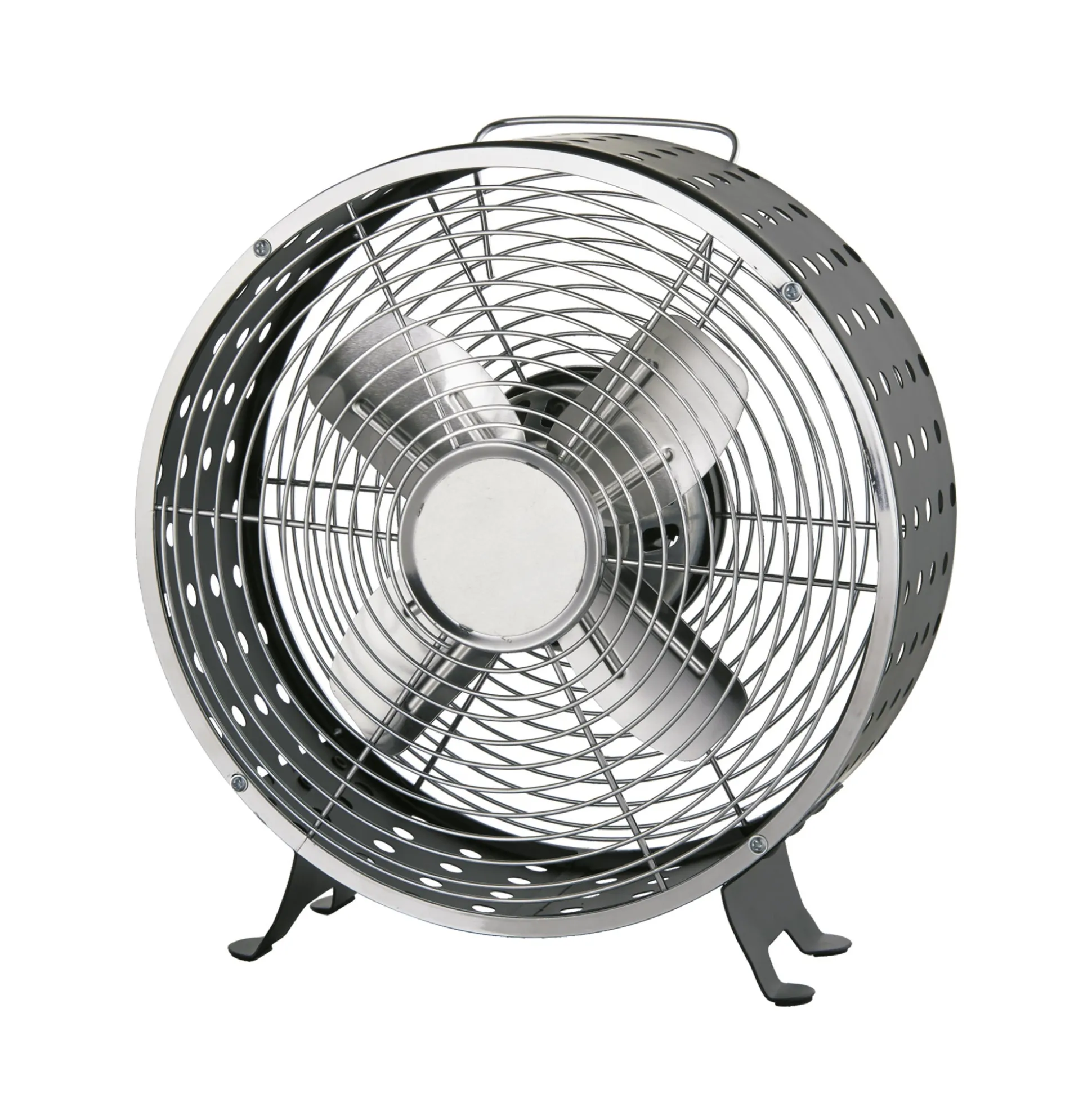 Ventilator retro zwart Diamant