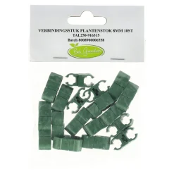 Verbindingsstuk plantenstok 8mm 18st Bel Garden