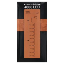 Verlichting cluster 4008 LED classic gold