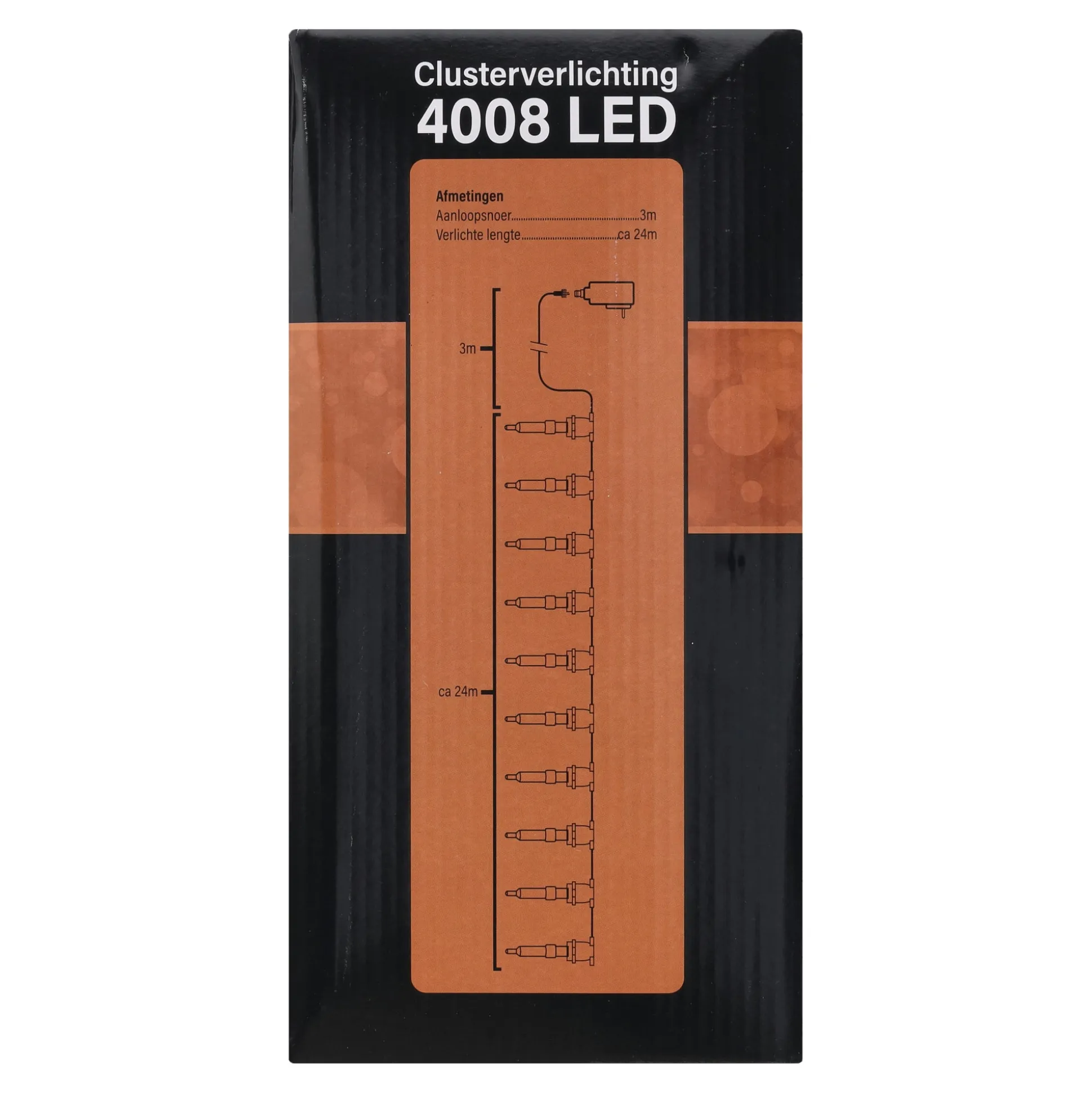 Verlichting cluster 4008 LED classic gold