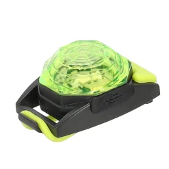 Verlichting halsband oplaadbaar geel