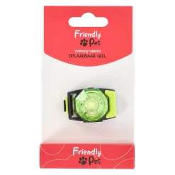 Verlichting halsband oplaadbaar geel