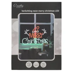 Verlichting neon merry christmas LED