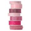 Verpakkingslint 4 meter roze mix, 10 stuks