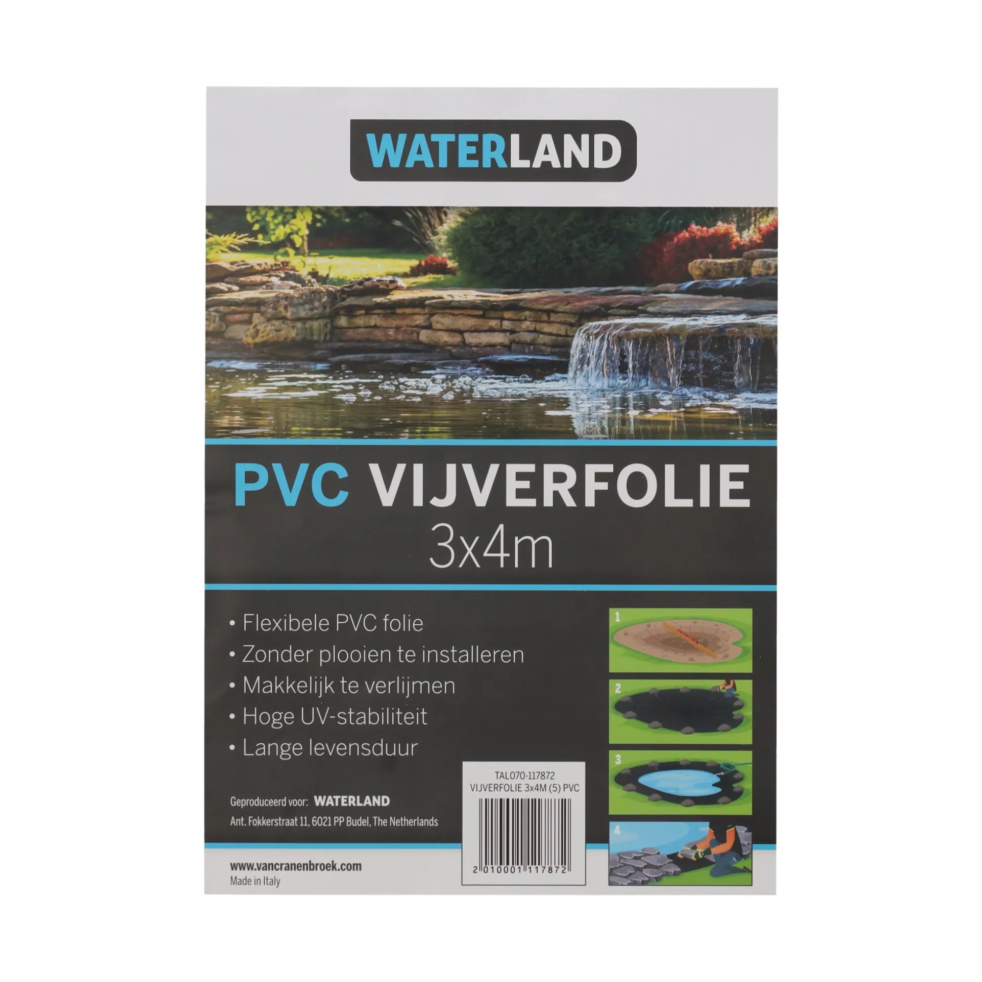 Vijverfolie 3x4M (5) PVC