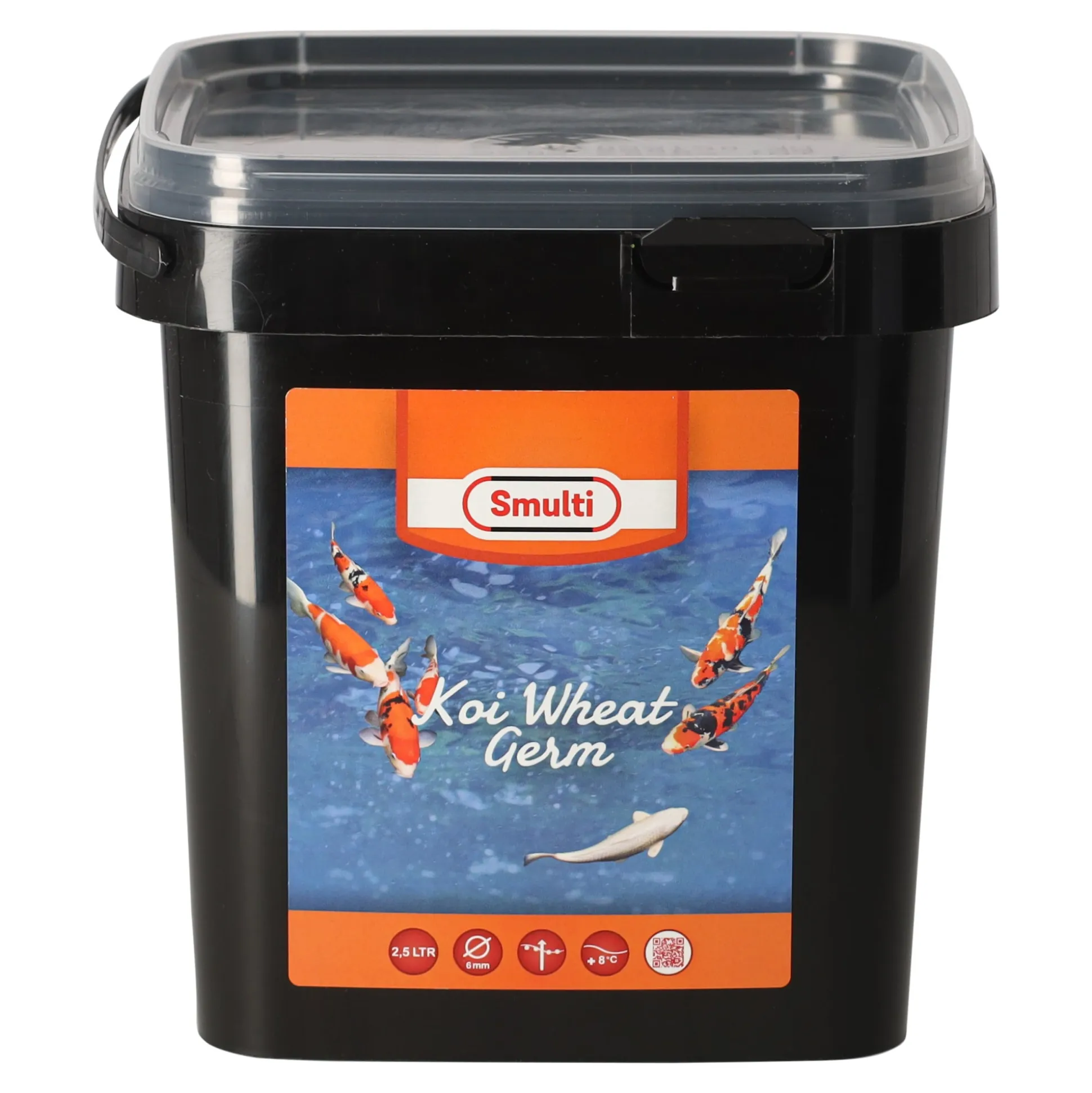 Visvoer koi wheatg 6mm 2.5L Smulti