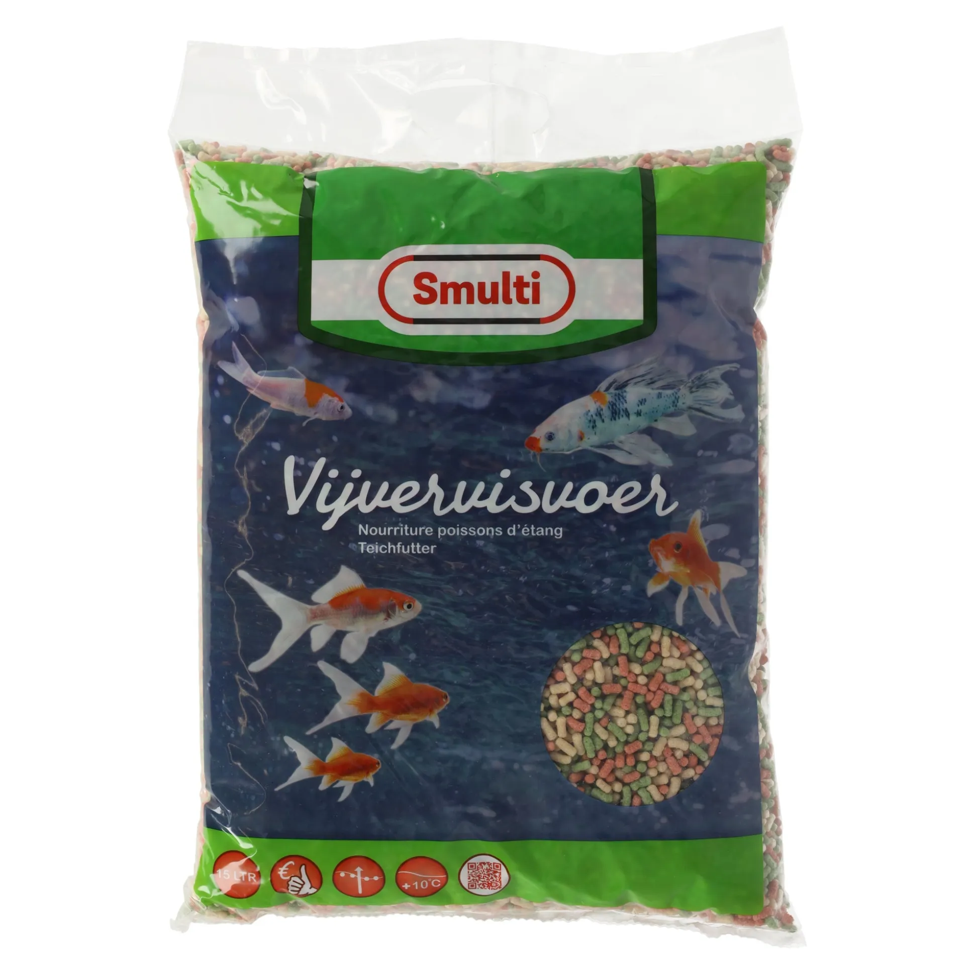 Visvoer vijversticks mix 15L Smulti