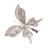 Vlinder 17cm winter lux champagne