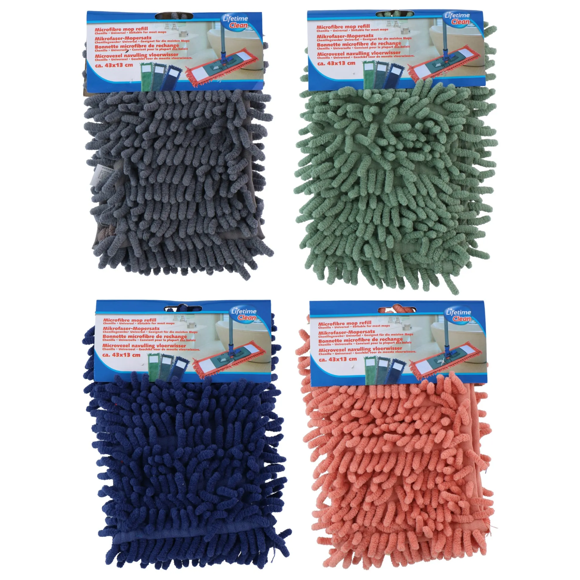 Vloermop navul 43x13cm